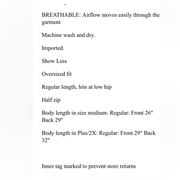 NWT- Athleta Cozy Sherpa Snap Seeatshirt, Size 1X - Picture 4 of 6